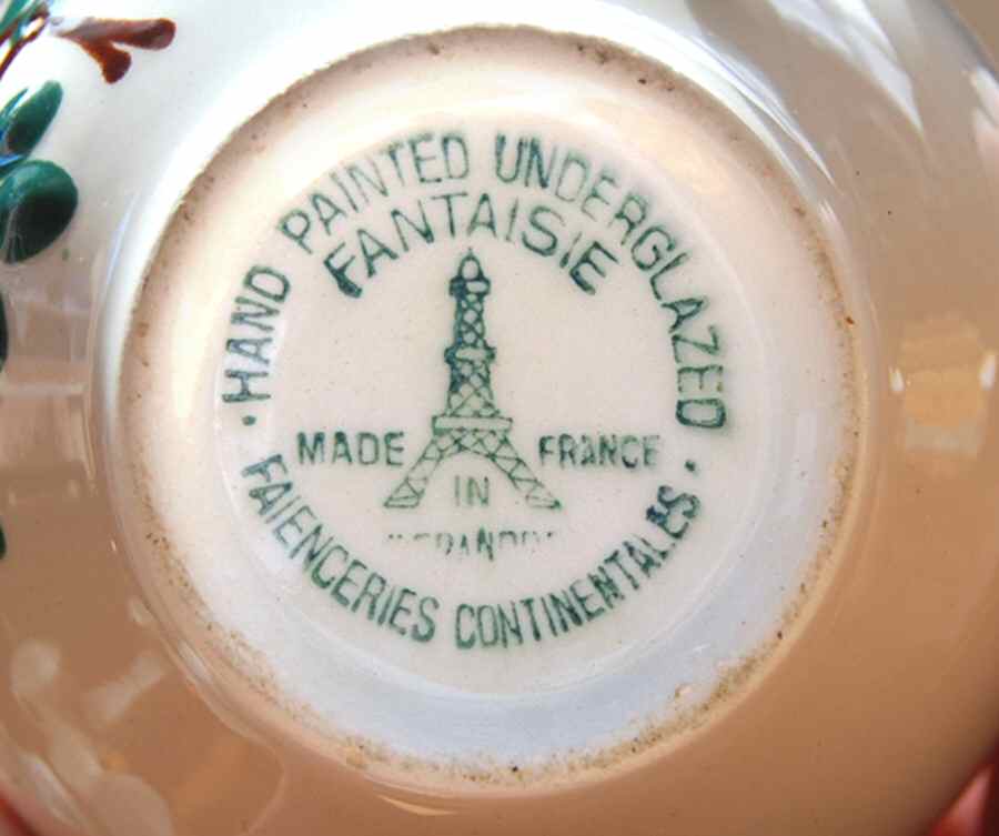 Fantaisie Flat Cup by Faienceries Continentales-1