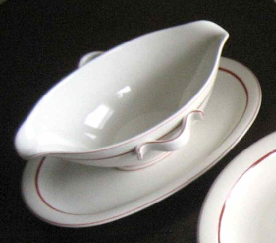 9497 Gravy Boat with Attached Underplate by Franconia-Krautheim & Adelburg-1