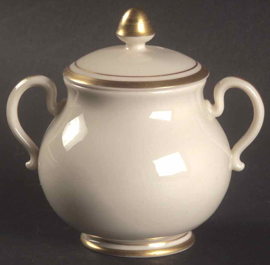 Breakfast Set (Gold Band) Mini Sugar Bowl & Lid by Franciscan-1
