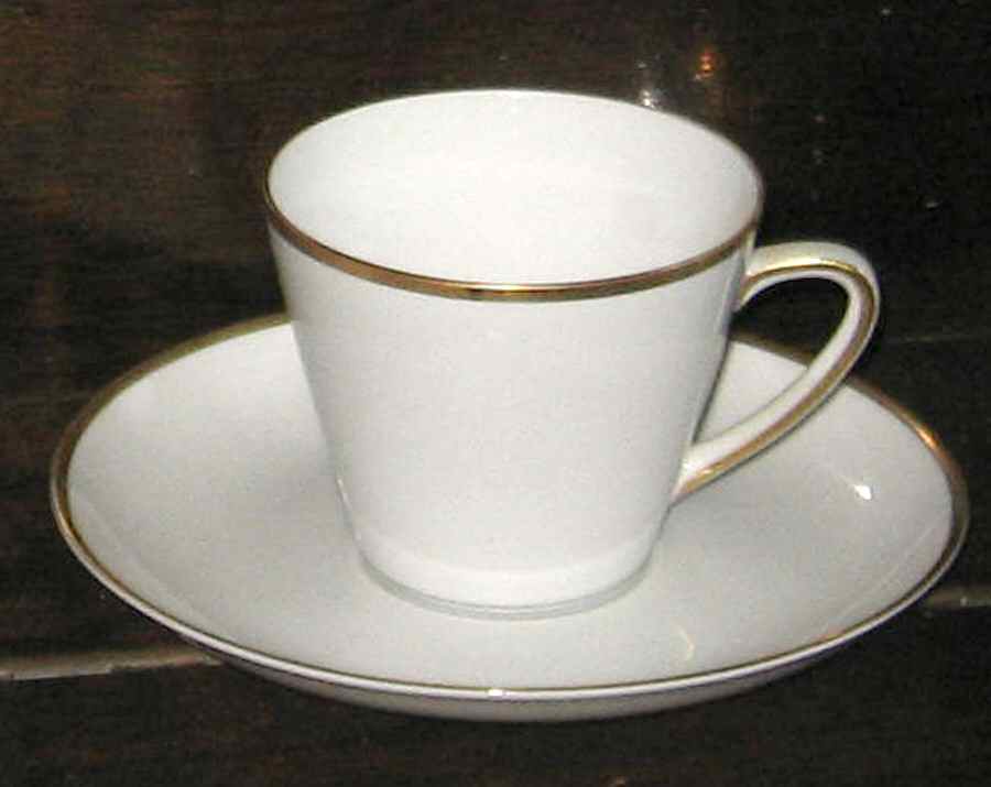 FR291 Flat Cup & Saucer Set by Franconia-Krautheim & Adelburg-1