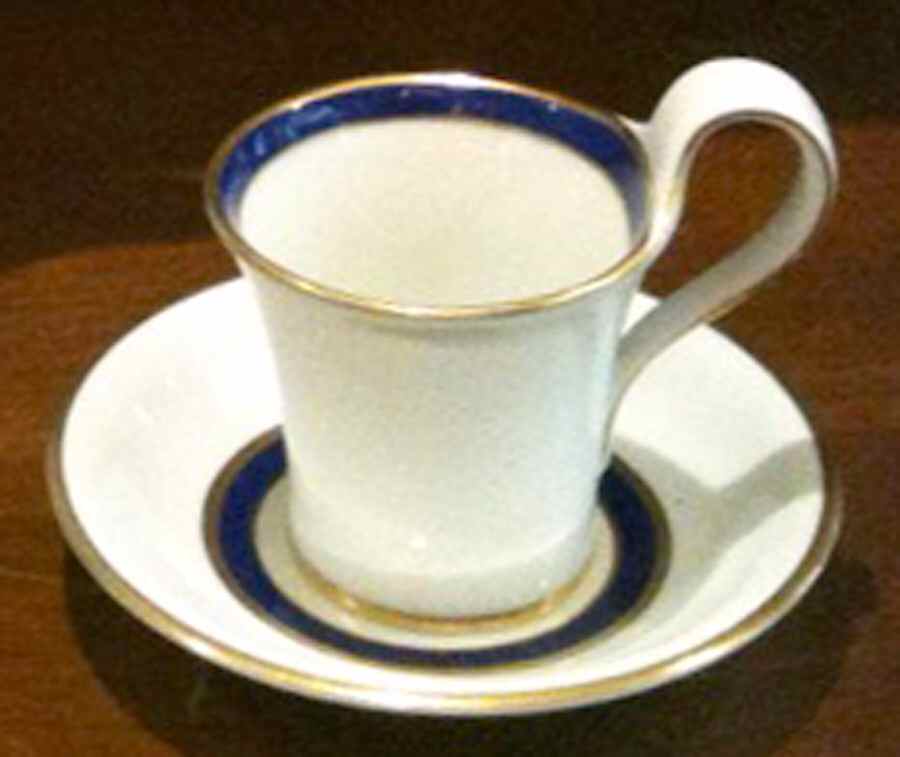02742 Flat Demitasse Cup & Saucer Set by Furstenberg-1