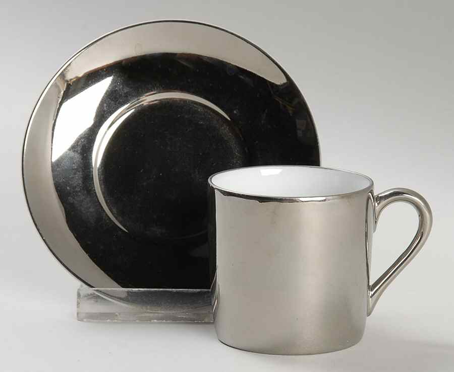 FIT90 Flat Demitasse Cup & Saucer Set by Fitz and Floyd-1