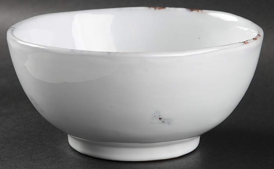 Festa Bianco White Soup/Cereal Bowl by Fortunata-1