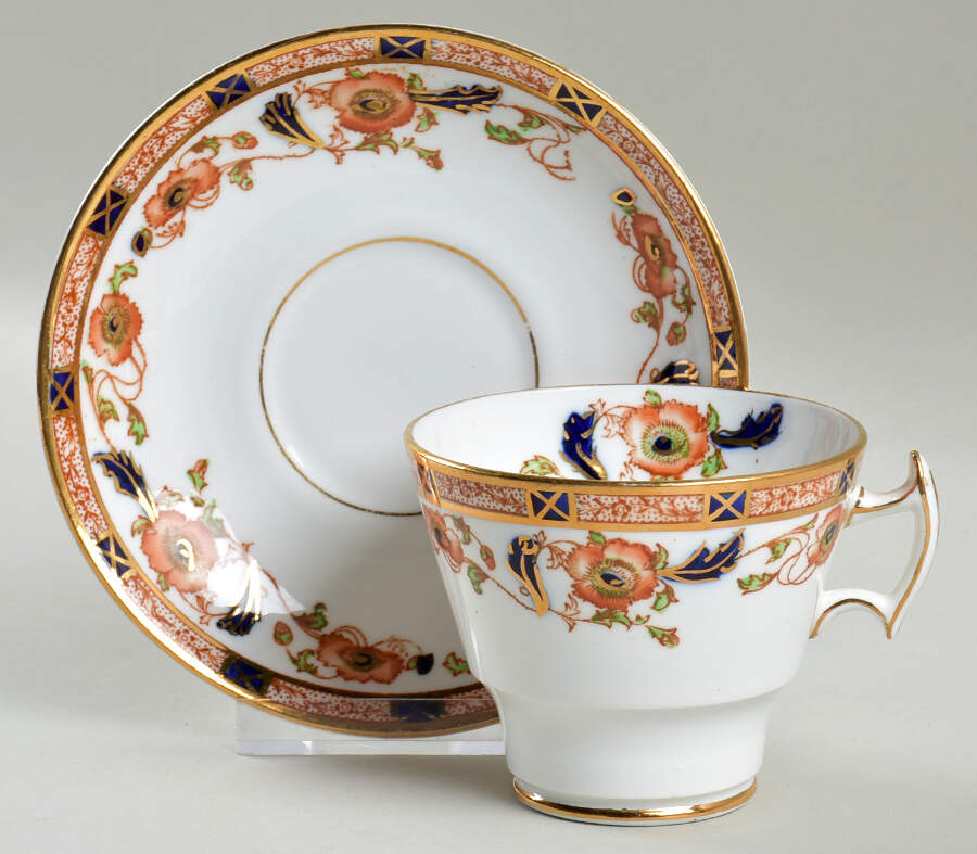 FTH21 Footed Cup & Saucer Set by Thomas Forester & Sons-1