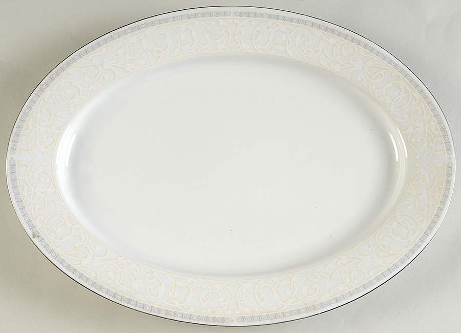 FCC194 14" Oval Serving Platter by Fine China of China-1