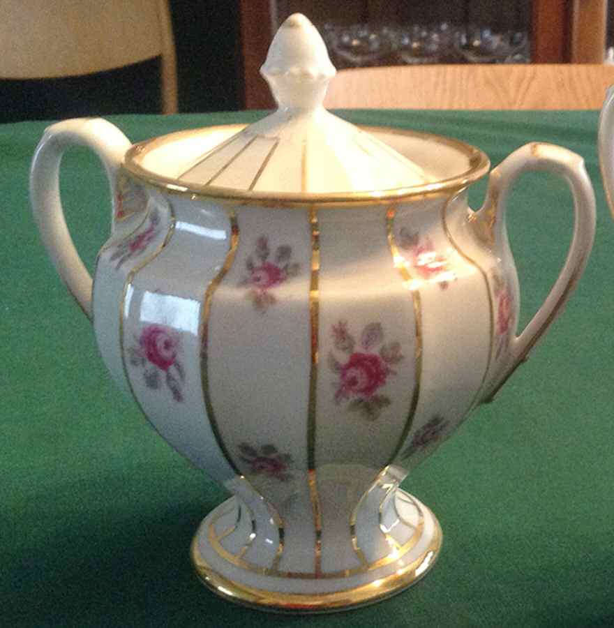 B117 Sugar Bowl & Lid by Furstenberg-1