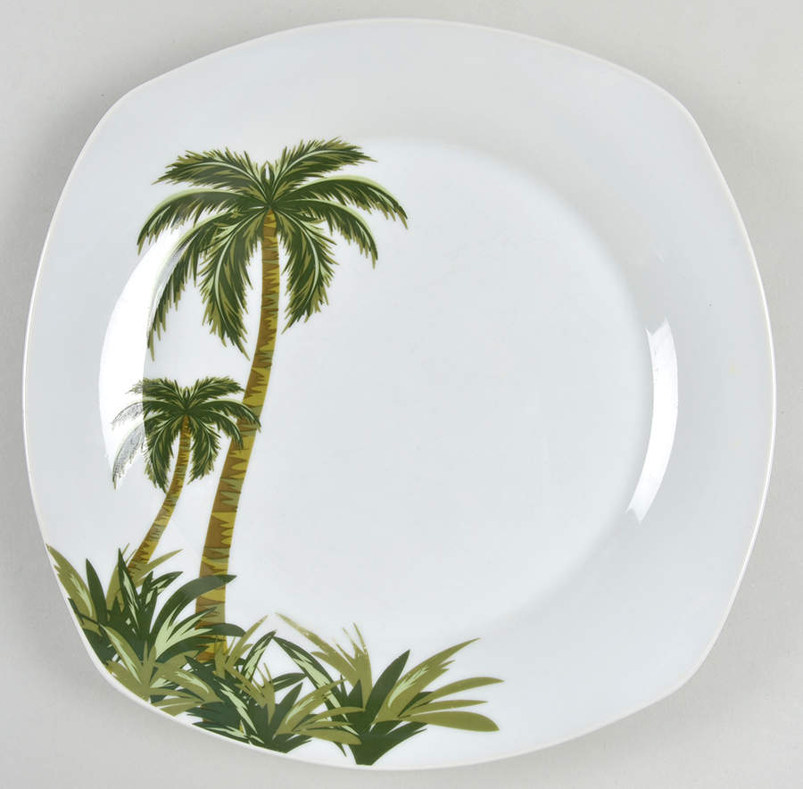Palm Tree Dinner Plate by Florida Marketplace-1