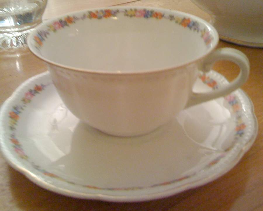 7282 Flat Cup & Saucer Set by Franconia-Krautheim & Adelburg-1