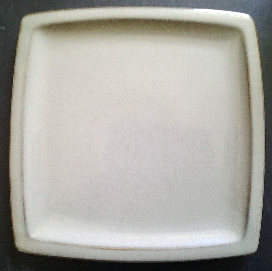Masa Light Gray Dinner Plate by Crate & Barrel-1