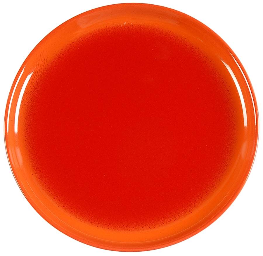Ceracron Orange (Red) Salad Plate by Friesland-1