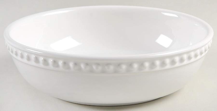 Delmar White Individual Dinner Bowl by Fapor (Portugal)-1