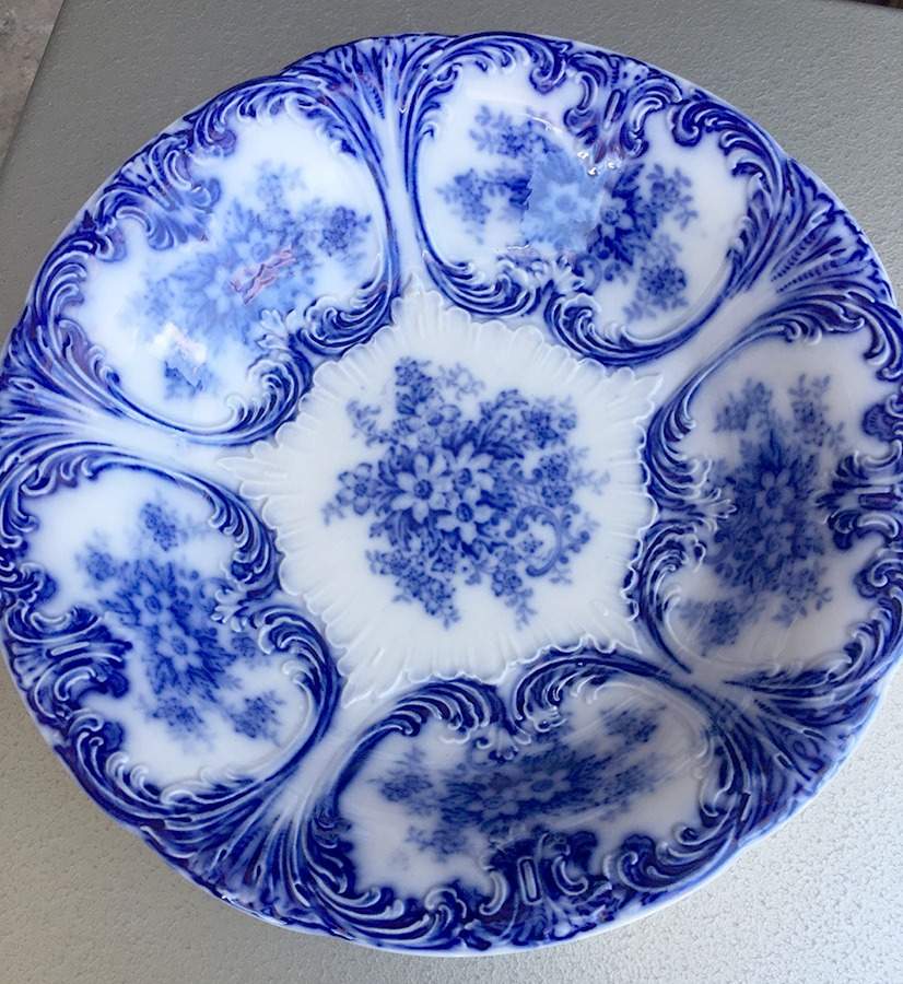 Meissen 9" Round Vegetable Bowl by FA Mehlem-1
