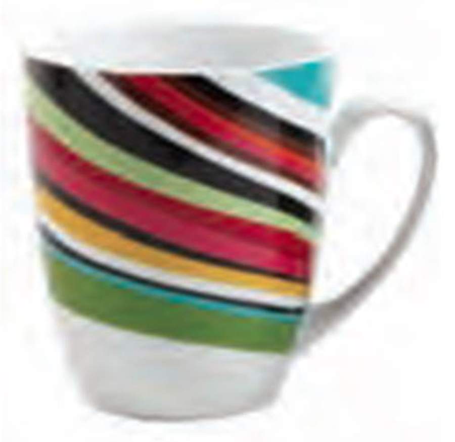 Sunshine Stripes Mosaic Mug by French Bull-1