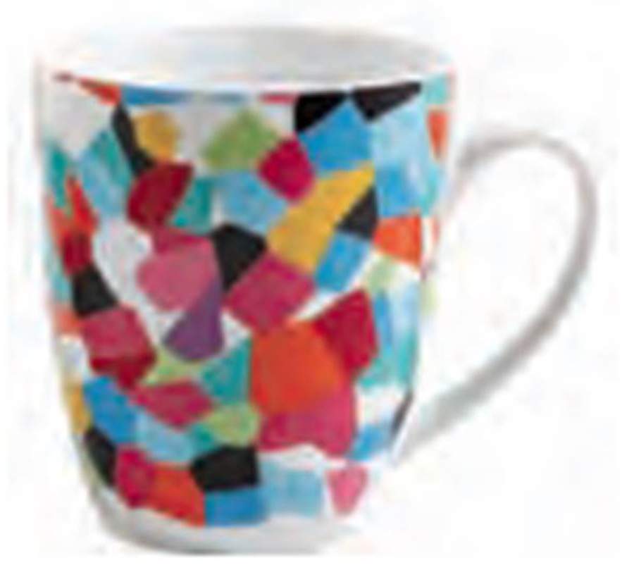 Sunshine Stripes Mosaic Mug by French Bull-1