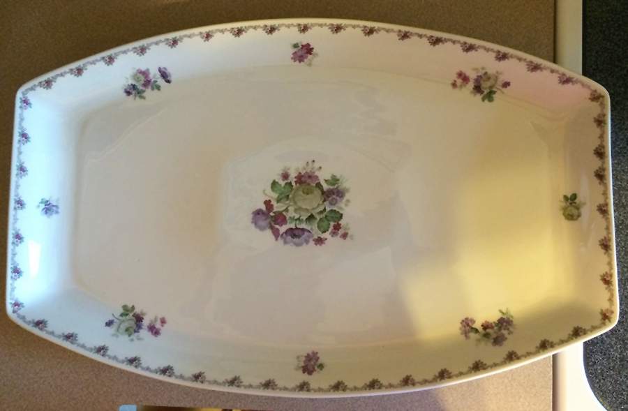 FR322 18" Oval Serving Platter by Franconia-Krautheim & Adelburg-1