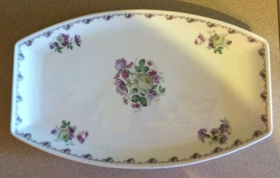 FR322 12" Oval Serving Platter by Franconia-Krautheim & Adelburg-1
