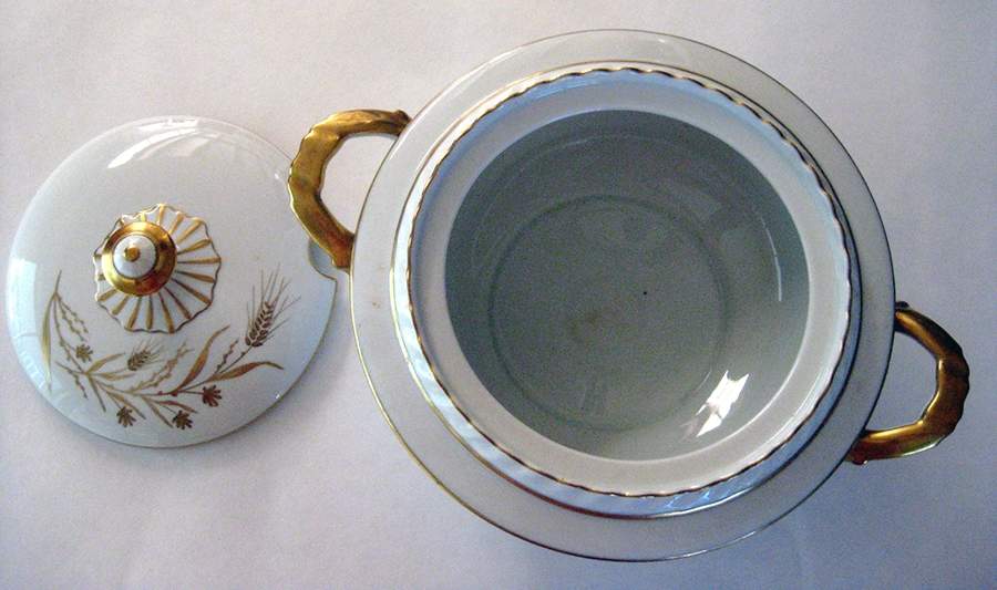 FR327 Sugar Bowl & Lid by Franconia-Krautheim & Adelburg-1
