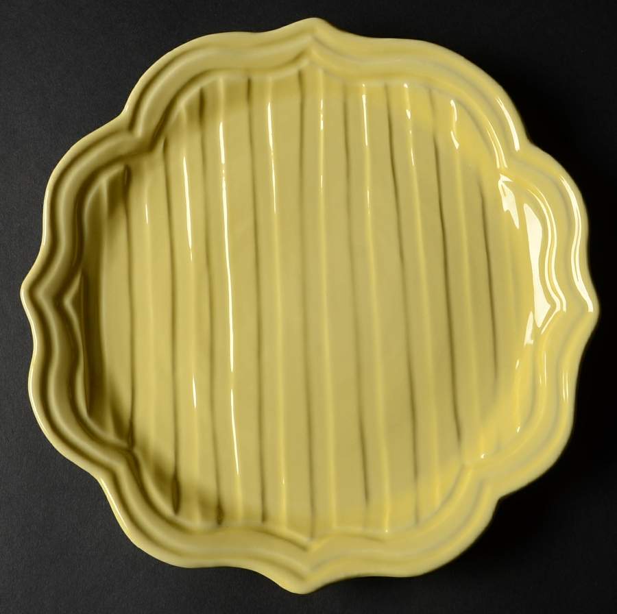 Pearl Yellow Salad/Dessert Plate by Frances Palmer-1