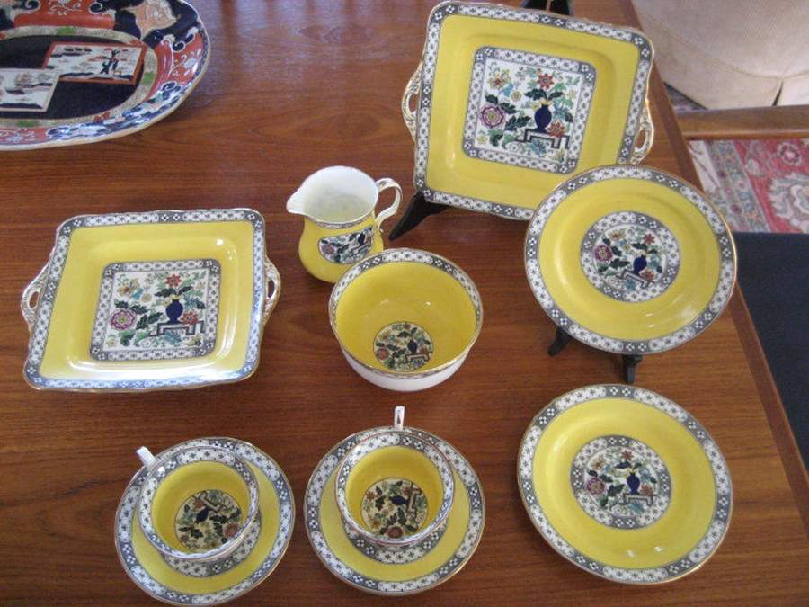 3768 (Yellow) Dessert/Pie Plate by Fenton-1