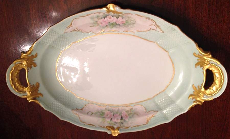 FUR120 16" Oval Serving Platter by Furstenberg-1