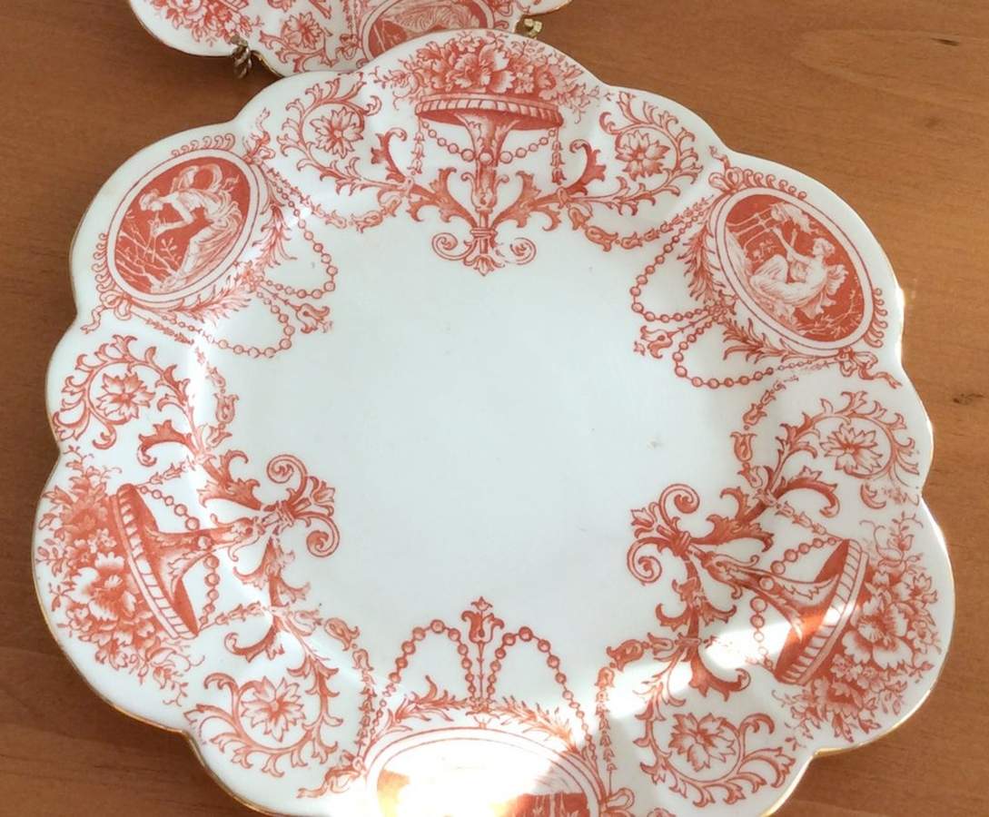 5437 Dessert/Pie Plate by J F Wileman-1