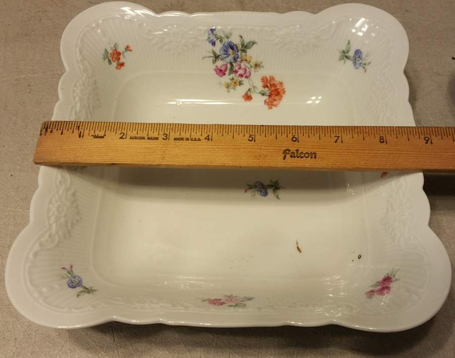 FR338 8" Square Vegetable Bowl by Franconia-Krautheim & Adelburg-1
