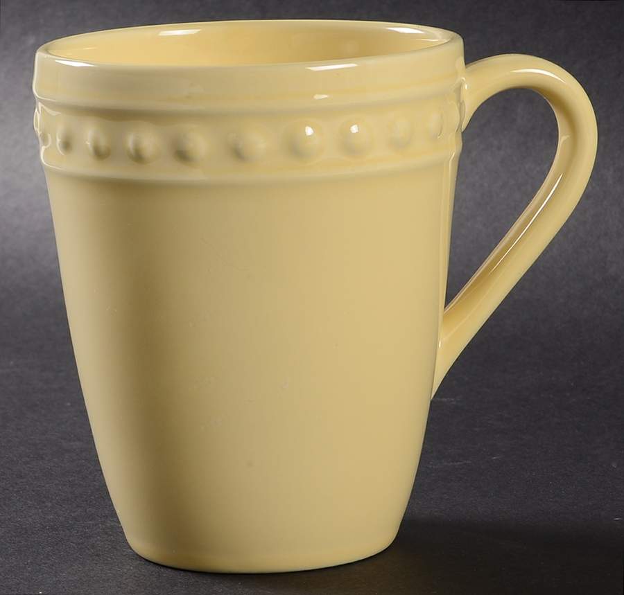 Delmar Yellow Mug by Fapor (Portugal)-1