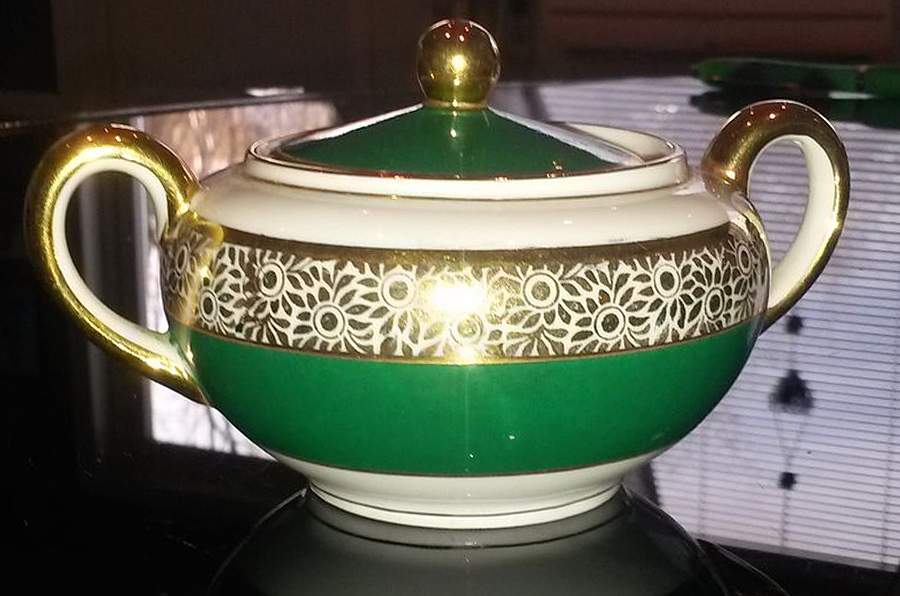 7036 Sugar Bowl & Lid by Franconia-Krautheim & Adelburg-1