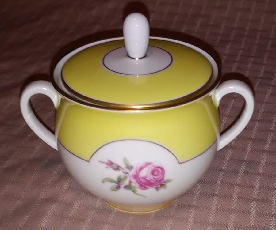 Ramona Sugar Bowl & Lid by Furstenberg-1