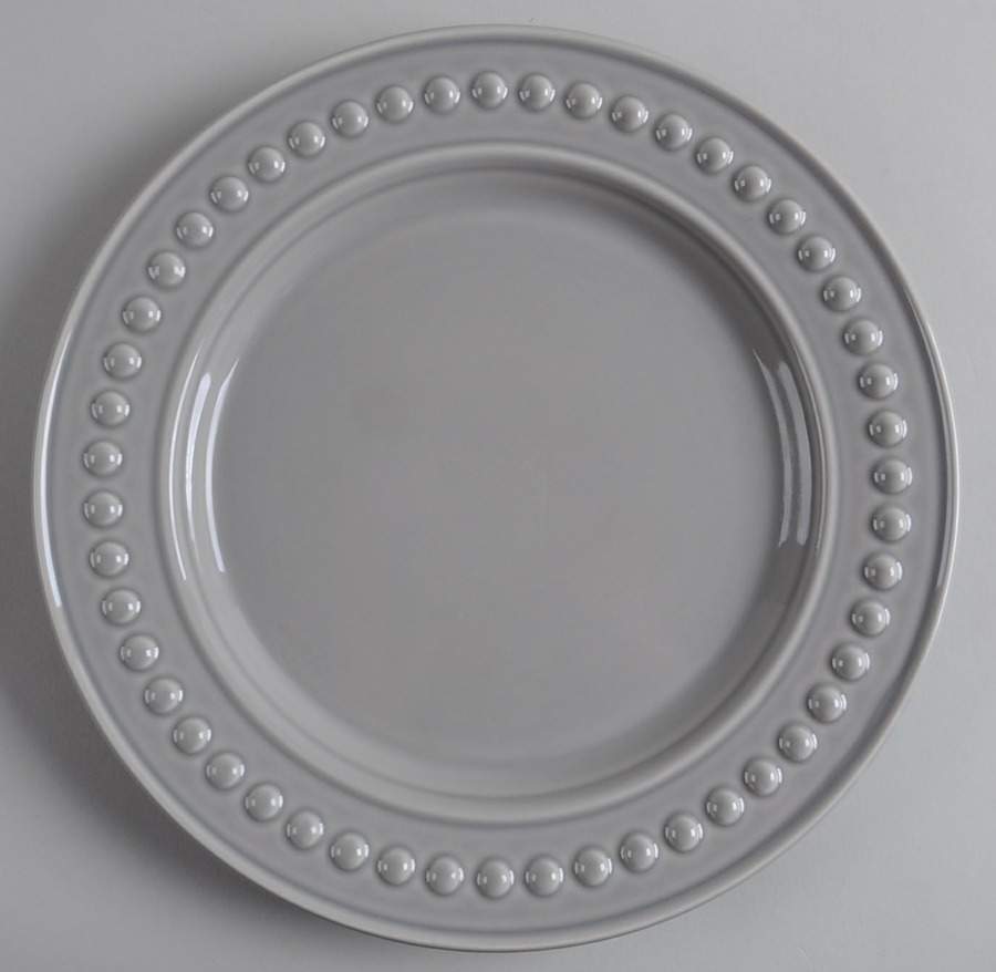Delmar Gray Dinner Plate by Fapor (Portugal)-1
