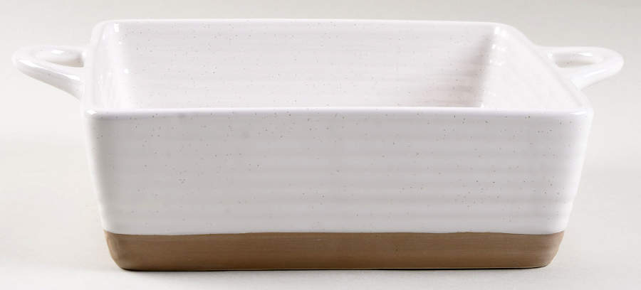 Farmstead White 11" Square Baker by Food Network-1