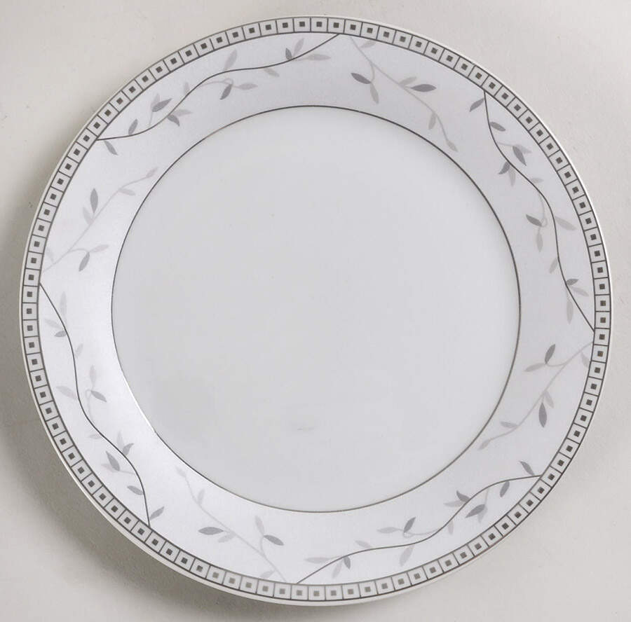 Platinum Vine Salad Plate by Fitz and Floyd-1