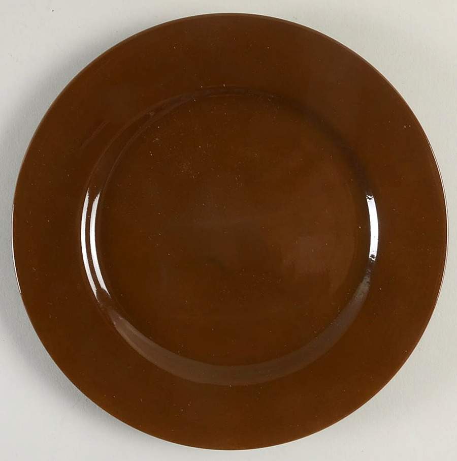 Total Color Brown (Round) Bread & Butter Plate by Fitz and Floyd-1