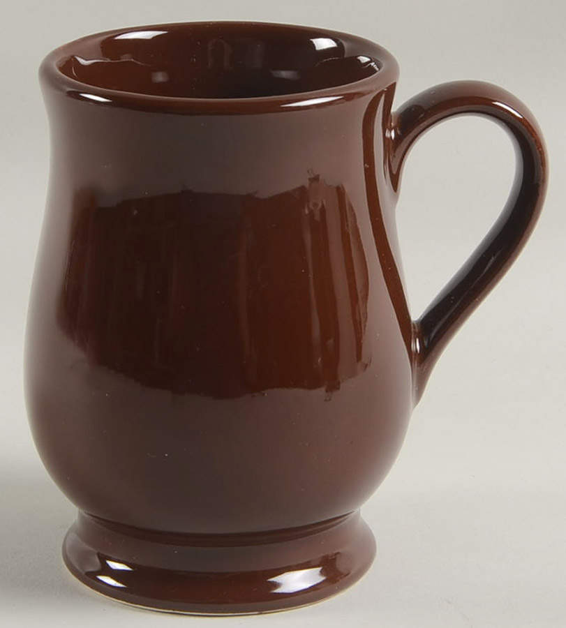 Total Color Brown (Round) Footed Mug by Fitz and Floyd-1