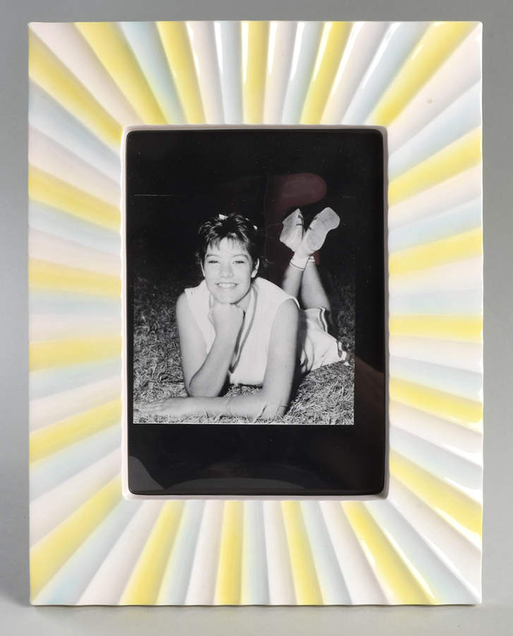 Rainbow Shell Frame-Holds 6" X 8" by Fitz and Floyd-1
