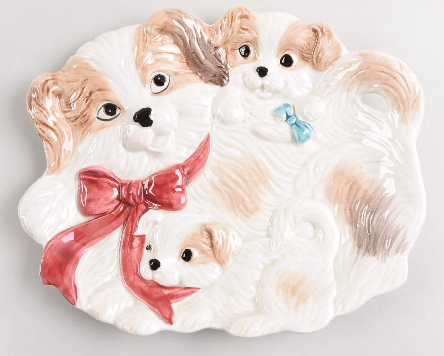 Arlo and Friends 12" Oval Serving Platter by Fitz and Floyd-1
