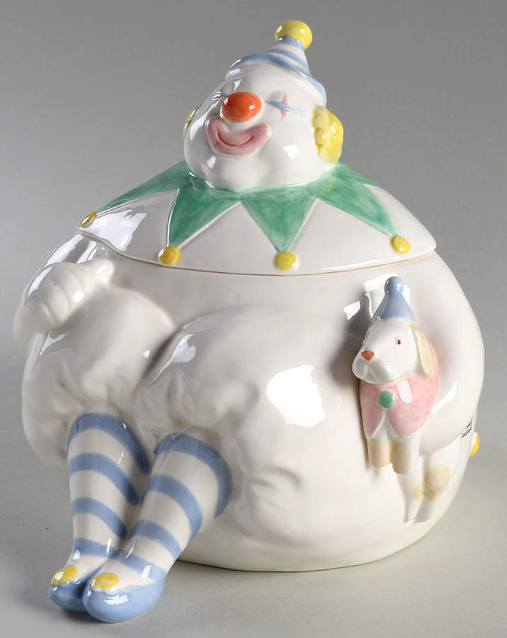 Circus Cookie Jar & Lid by Fitz and Floyd-1
