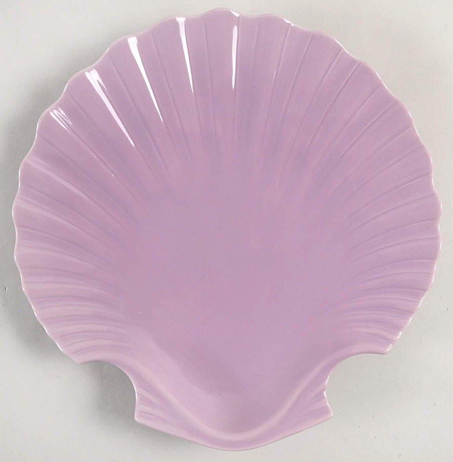 Total Color Lilac (Round) Shell Plate by Fitz and Floyd-1