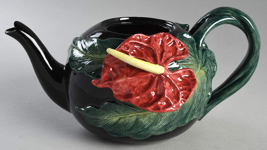 Anthurium Teapot No Lid by Fitz and Floyd-1