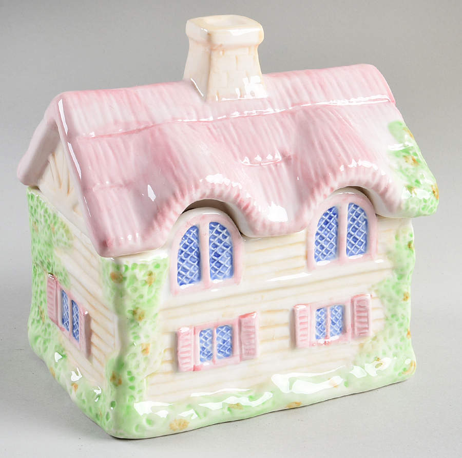 Village Green House Small Canister & Lid by Fitz and Floyd-1