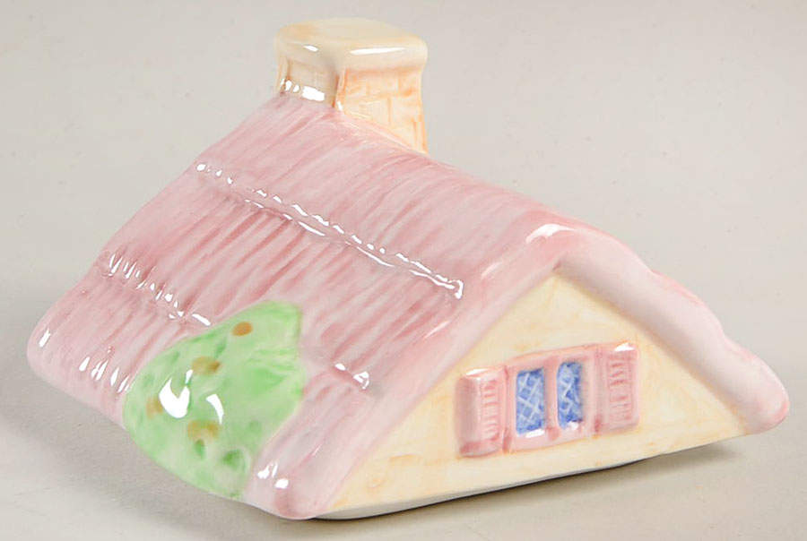 Village Green House Lid for Sugar Bowl by Fitz and Floyd-1