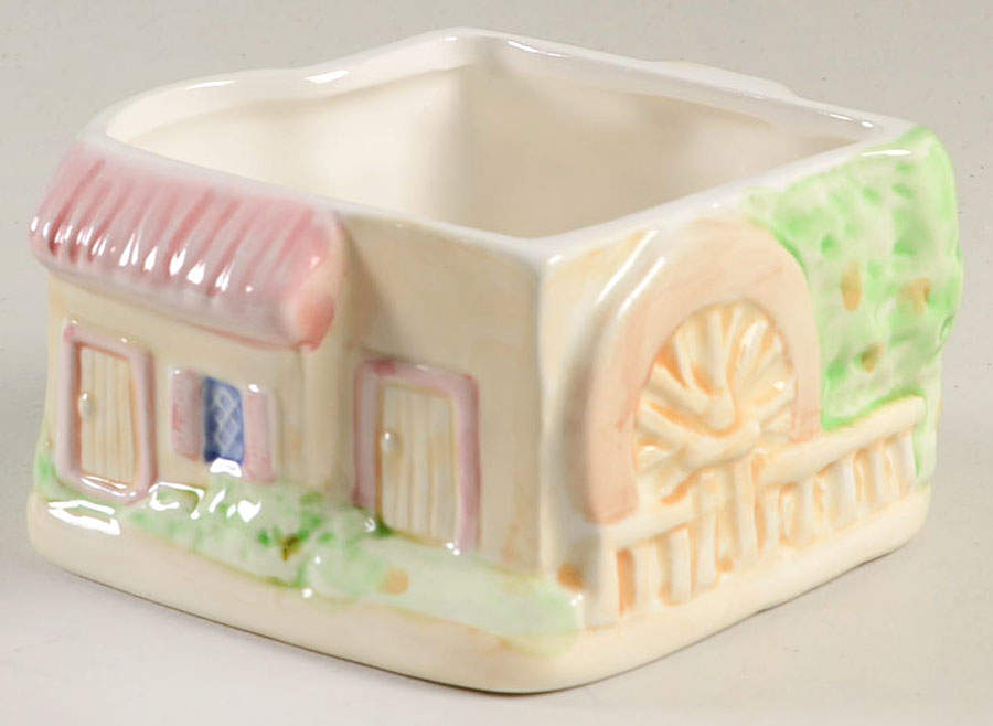 Village Green House Sugar Bowl No Lid by Fitz and Floyd-1