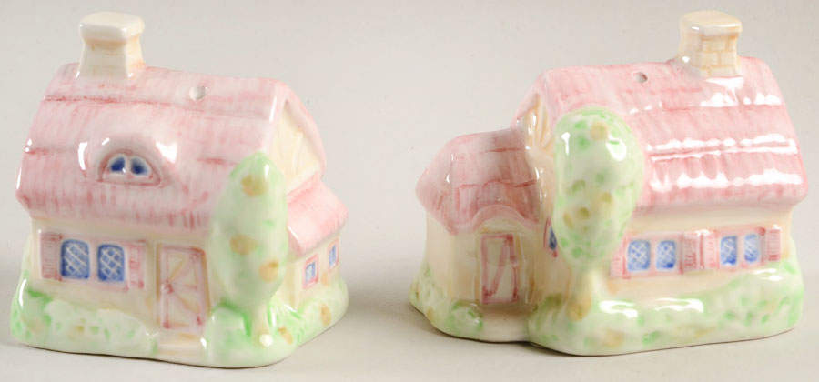 Village Green House Salt & Pepper Set by Fitz and Floyd-1