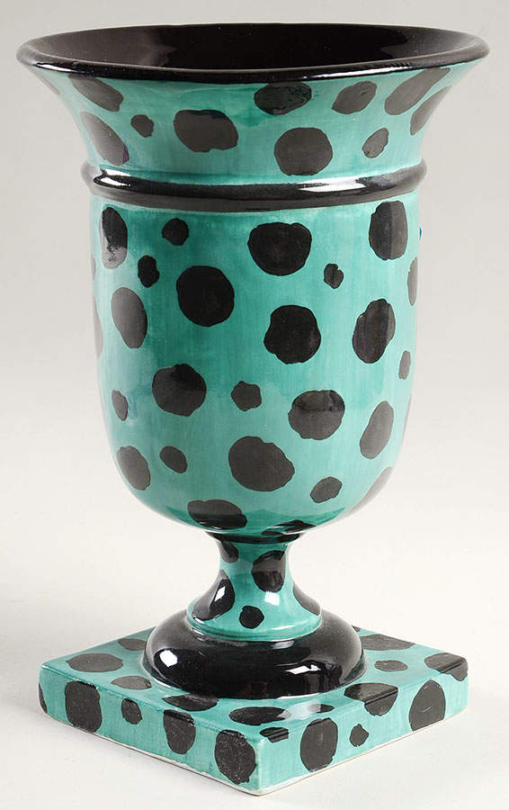 Leopard 9" Vase by Fitz and Floyd-1