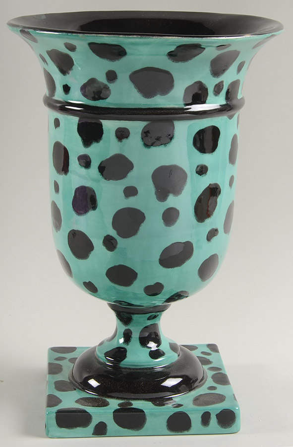 Leopard 10" Vase by Fitz and Floyd-1
