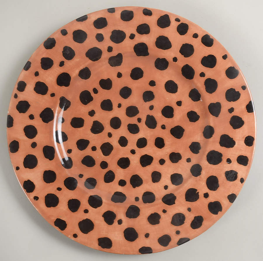 Leopard 12" Chop Plate (Round Platter) by Fitz and Floyd-1