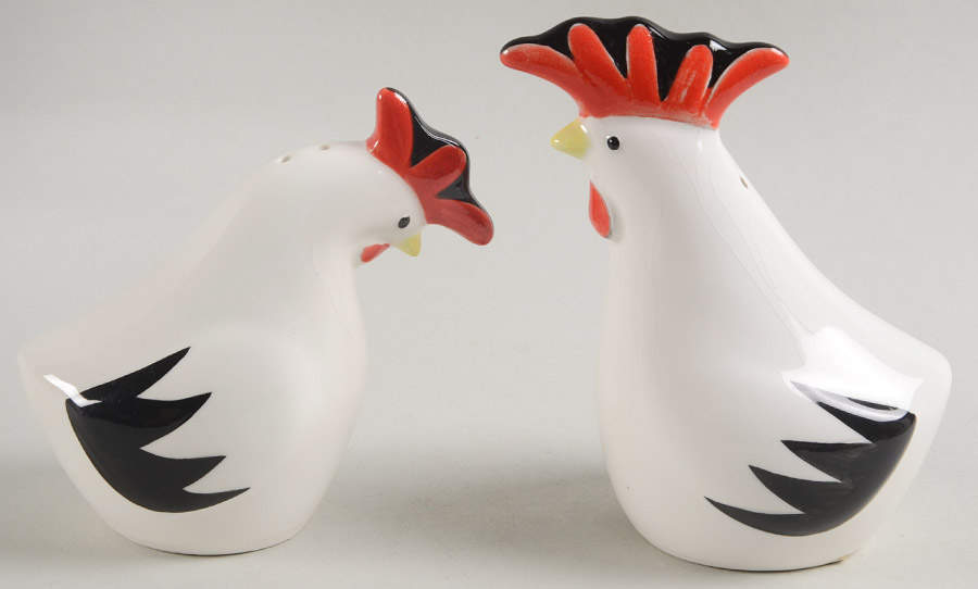 Country Kitchen Salt & Pepper Set by Fitz and Floyd-1