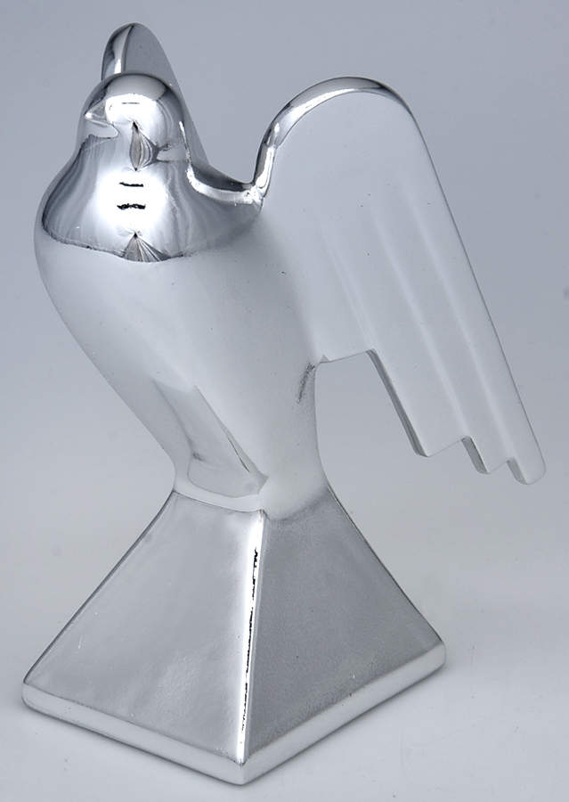Faux Silver 6" Candlestick by Fitz and Floyd-1