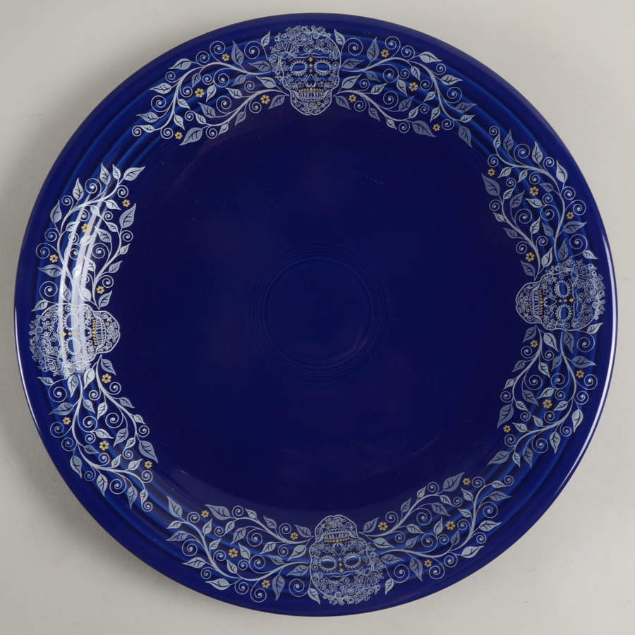 Fiesta Skull and Vine Twilight 11" Chop Plate (Round Platter) by Fiesta Tableware Company-1