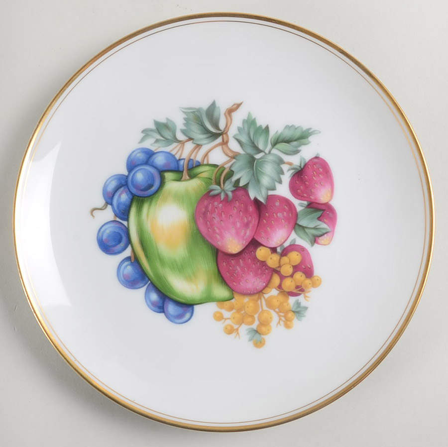 Fruit Ensemble Salad Plate by Fitz and Floyd-1